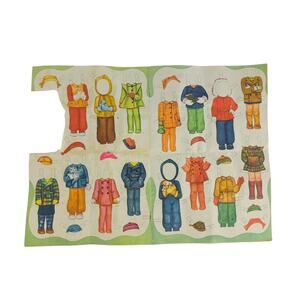 Vintage 1950s Paper Doll Clothing by Emma C. McKean – Nursery Rhyme & Winter